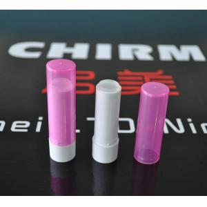 China UV / silk screen / heat tranfer painting frosted bottle and cap Plastic Lip Balm Tube supplier