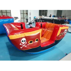 China 0.9mm PVC Tarpaulin Kids Playing Fun Toy Inflatable Sport Games Viking Seesaw For Park supplier