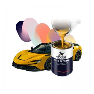 China Long Lasting Water Based Automotive Paint Top Coat With Superior Protection 2-3 Coats supplier