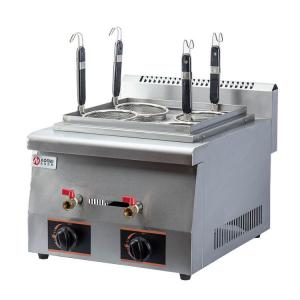 China Hotel Restaurant Kitchen Gas Noodle Cooking Machine with 4 Baskets and High Capacity supplier