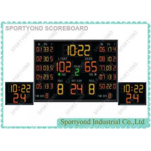 China Play Timer Electronic Basketball Scoreboard , Wireless Basketball Shot Clocks supplier
