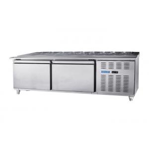 201 Stainless Steel Kitchen Fridge Commercial Saladbar Preparation Workbenches Undercounter Refrigerator