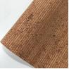 China Slub Veins Cork Leather Fabric , Thin Cork Roll Non Smell Anti Microbial wholesale