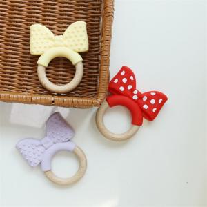 Food Grade Silicone Teething Ring Freezable For Extra Relief  Educational Toy Baby Silicone Fruit Teether