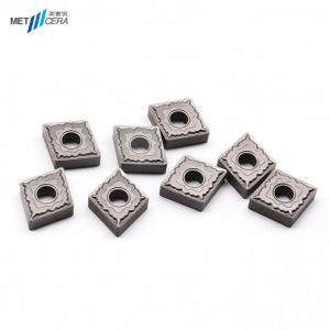 China Stainless Steel Finishing HRA92.5 PVD Coating Cermet Turning Inserts supplier