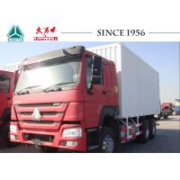 China 6x4 SINOTRUK HOWO 25 Tons 266HP Box Van Truck on sale