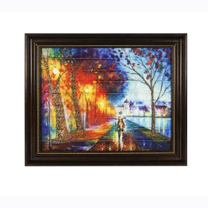 China 60 X 49cm Abstract Art Paintings For Living Room , Ribbon Home Colour Decoration supplier