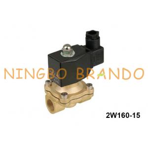 2W160-15 1/2'' 2 Way NC Brass Water Solenoid Valve 24V 220V