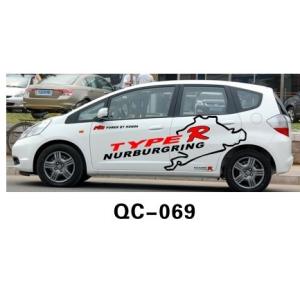 China Designer Custom Car Body Sticker QC-069D / Car Decoration supplier