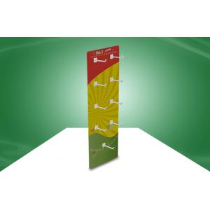 China Customize Recyclable Cardboard Sidekick Display Wall Hanger With Hooks For Gifs supplier