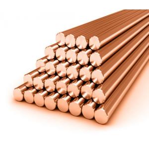GB ISO ASTM JIS Copper Round Bar Excellent Mechanical Characteristics