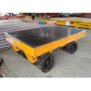 China Q235 Material Transfer Carts Flatbed Heavy Duty Industrial Trailer For Workshop supplier