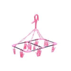 Betterall High End Durable Socks Usage Pink Plastic Hanger Clips