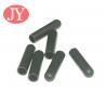 China Jiayang aglet Glossy black color tube shape ABS plastic tipping plastic aglets wholesale