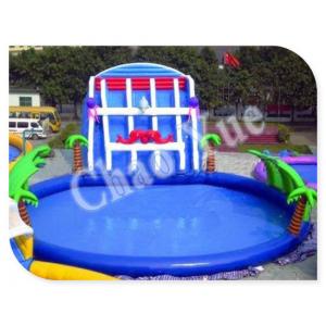China Giant Inflatable Water Slide, Inflatable Slides with Pool supplier