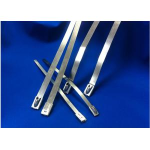 China Natural Color Stainless Steel Cable Ties High Resistance To Acetic Acid supplier