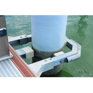Floating Dock Pile Guide For Pile Rubber Roller Pile Cap Floating Pontoon Pile Holder Guide