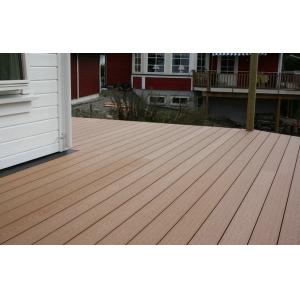 China Superior landscape WPC Deck Flooring For Walking With Polishing Treatment supplier