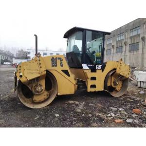 China CB534D Tandem Double Drum Roller Compactor Caterpillar Used 12T supplier