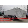 customized SHACMAN 6*4 LHD18 cubic meters compression garbage truck for sale,