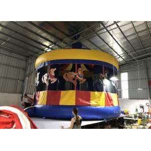 China Commercial Inflatable Carousel Bounce House For Backyard 6 * 6m supplier
