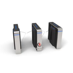 China New Design Pedestrian Flap Turnstile Access Control Entry Systems With Card Reader For Building Office wholesale