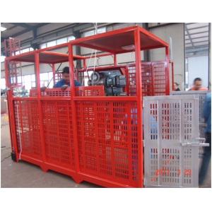 Open Top Cage 2ton 22m/Min Construction Material Lifting Hoist In Building Site construction site hoist