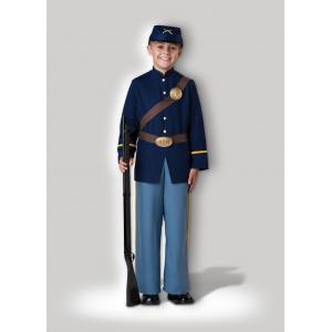 Civil War Soldier 17058 Police Fancy Dress , Children Fancy Dress Costumes