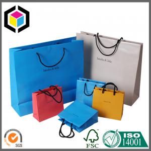 China Colorful Design Printed Paper Character Bags; Rope Handle Thick Paper Shop Bag supplier