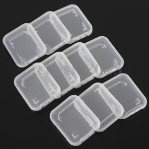 China SD Memory Card  Plastic Packaging Box 48 X 39 X 7.5mm 6.5g With Polypropylene Material supplier