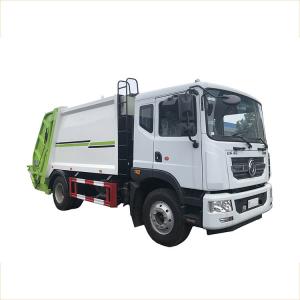 China Medium Heavy Duty Municipal Waste Truck 4x2 10cbm Diesel Rubbish Bin Lorry supplier