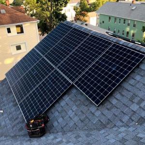 390 Watt 400w Full Black Solar Panel For Home Roof Photovoltaic System