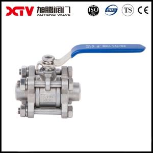 China Xtv 3PC 3/4 Inch Stainless Steel Butt Weld Ball Valve Made in for Thread End to End supplier