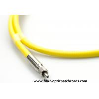 China SMA905 SMA906 Laser Optical Fiber Cable with Air Isolation Groove Connector Yellow cable on sale