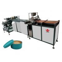 China Round Box Wrapping Machine To Make Tea Box and Pen box on sale
