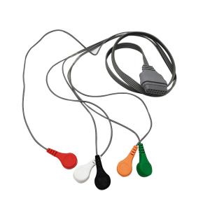 China Holter 5の鉛のEcgケーブル、16のピンとのモニターのコネクター ケーブルEdan SE2003/SE2012 supplier