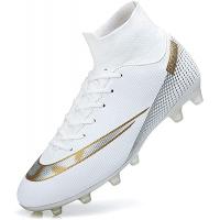 China YEFDG High Tops Soccer Cleats Football Spike Shoes Anti Slip Wear Resist on sale