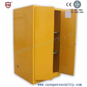 China Zinc Lever Lock Pool Chemical Storage Cabinets With 2 Shelves Fully-welded  Durable and chemical Resistant supplier