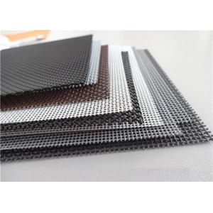 China High Intensity Stainless Steel Insect Screen , Black King Kong Window Screen Mesh supplier