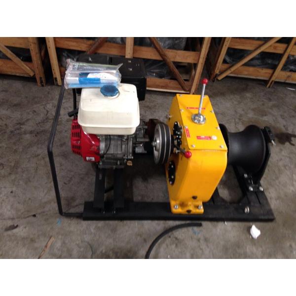 Portable Cable Winch Puller Hoisting Pulling Machine Gas Powered Winch Capacity 5 Ton 50KN