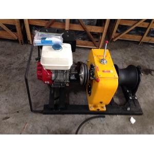 Portable Cable Winch Puller Hoisting Pulling Machine Gas Powered Winch Capacity 5 Ton 50KN