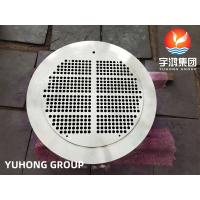 China ASME SA182 F304 UNS S30400 Stainless Steel Heat Exchanger Tubesheet of Tube Bundle on sale