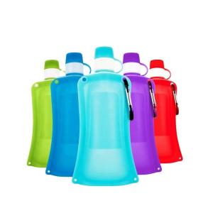 0.5L Collapsible Silicone Water Bottle Daily Portable Outdoor Sports Water Bottle