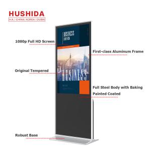 China Floor Standing Digital Ad LED Signage Touch Displayer 1080P High Definition Picture supplier