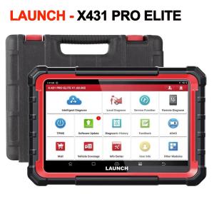China LAUNCH X431 PRO ELITE Car Diagnostic Tools CAN FD DOIP All System 31+ Reset Active Test ECU Coding Auto OBD OBD2 Scanner wholesale