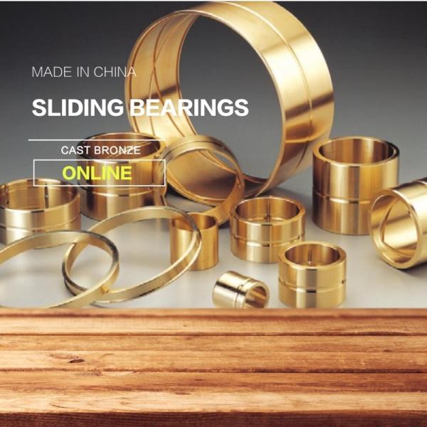 Oil & Grease Sleeve Bushings A Full Range Of Groove Styles Flange Bronze