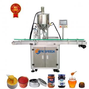 China FK-GJS-1 Single Head Automatic Filling Machine for Fruit Jam Electric Pneumatic Driven 0.4 Mpa supplier