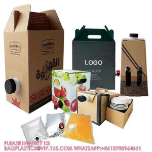 Custom Portable 1L/3L/5L/10L/20L Coffee Wine Edible Olive Oil Milk Tea Water Juice Drink BIB Bag In Box Dispenser