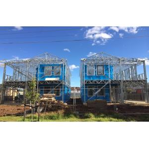 China High Quality Light Steel Frame Prefab Villa / Quick Assemble Steel Frame House Prefab Homes supplier