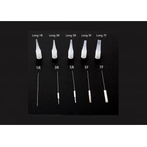 Sterile disposable needle 0.35*50mm for permanent makeup/needle cap, for mircobalding tattoo needles and tattoo supplies